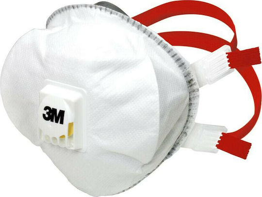 3M 8835+ Μάσκα Προστασίας FFP3 με Βαλβίδα Λευκή 1τμχ