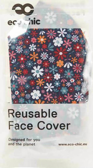 Eco Chic Face Cover Flowers 1τμχ