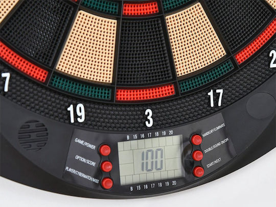 HomCom Set mit elektronischem Ziel & 6 Darts