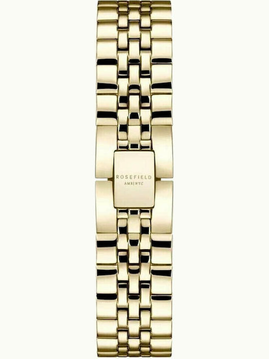 Rosefield Small Edit Women's Watch with Gold Metal Bracelet