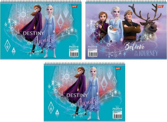 Salko Paper Drawing Pads Frozen II A4 21x29.7cm 40 Sheets (Miscellaneous Designs)