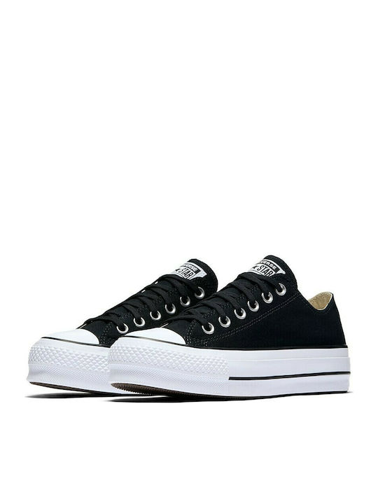Chuck Taylor All Star Lift Clean Flatforms Sneakers Black / White