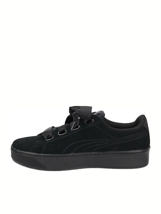 Vikky Platform Ribbon S Damen Sneakers Schwarz