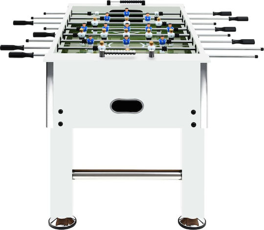 vidaXL Football Standing Table with Telescopic Rods L140xW74.5xH87.5cm White