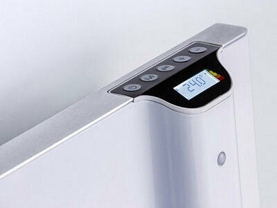 Radialight Klima 7 Konvektorheizung Wand 750W mit elektronischem Thermostat und WiFi 67.5x50.4cm Weiß