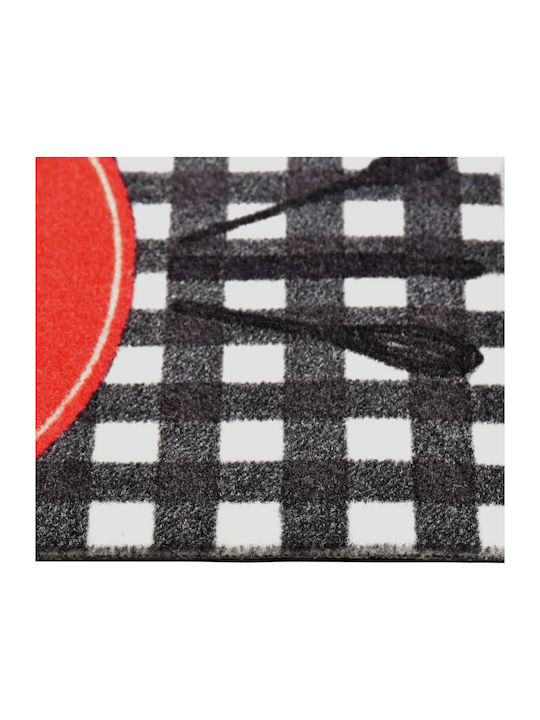 vidaXL Cuisine Kitchen Mat Runner with Anti-slip Underlay Red 60x300εκ.
