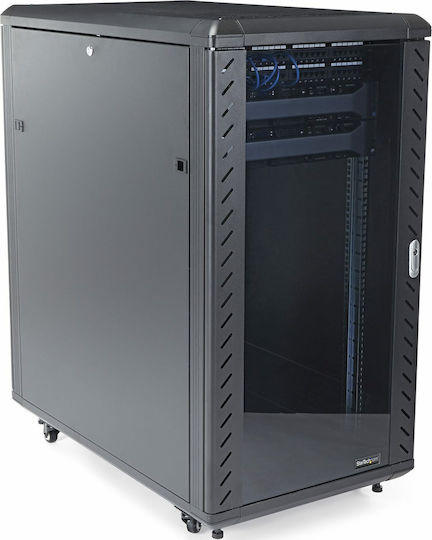 StarTech Επιδαπέδια Καμπίνα Rack 22U Μαύρο RK2236BKF