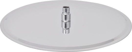vidaXL Στρογγυλή Κεφαλή Ντουζ 40cm Inox