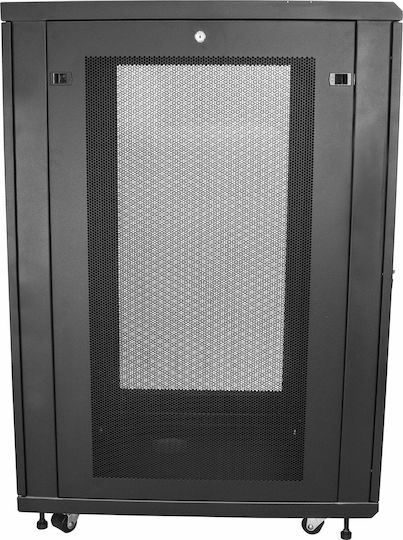StarTech Cu picioare Cabinete Rack 24U 85.2x84.8x117.2cm Negru RK2433BKM