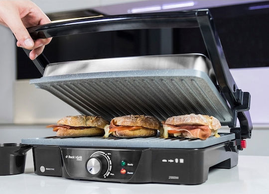 Cecotec Τοστιέρα Γκριλιέρα 2000W Inox