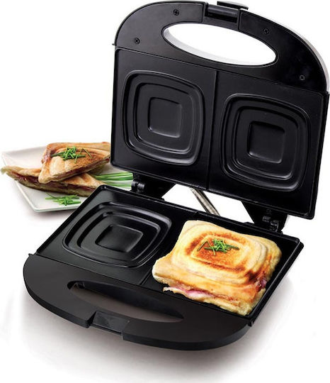 Esperanza Pizzaiola Sandwich Maker for 2 Sandwiches 700W Black