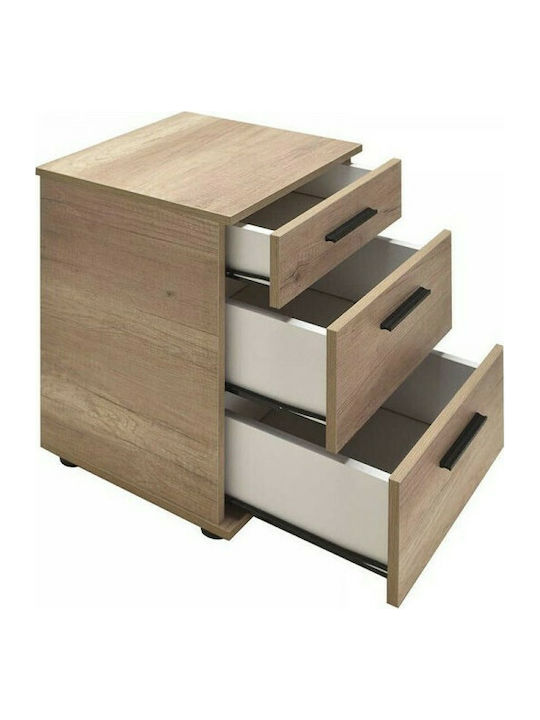 Trendline Wooden Bedside Table Tori 40x39x57cm