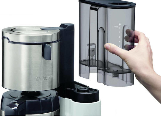 Bosch Programmable Filter Coffee Machine 1100W Inox/White