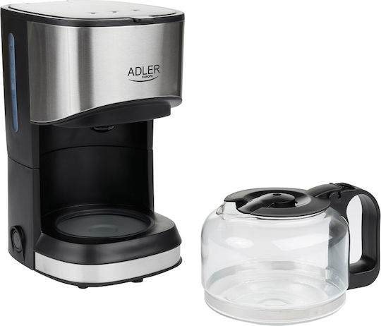 Adler AD-4407 AD 4407 Mașină de cafea cu filtru 550W Argint