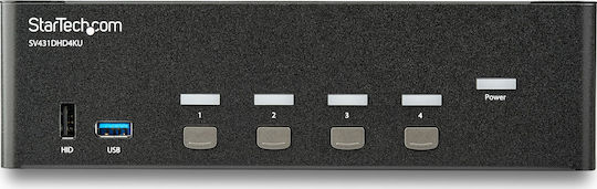 StarTech KVM & Data Switch SV431DHD4KU