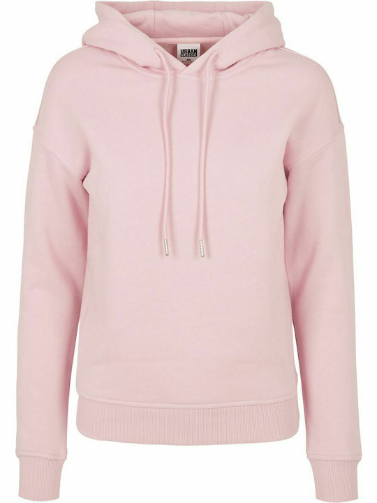 Damen Sweatshirt Kapuzen Rosa