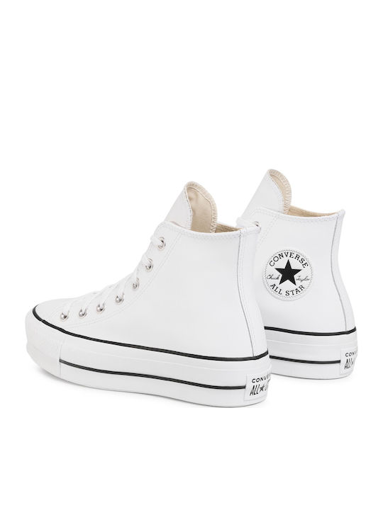 Chuck Taylor All Star Lift Flatforms Μποτάκια Λευκά 561676C