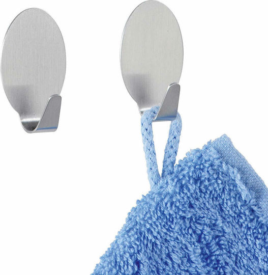 Wenko Maxi 4477010100 mit Aufkleber Inox Silber 2Stück