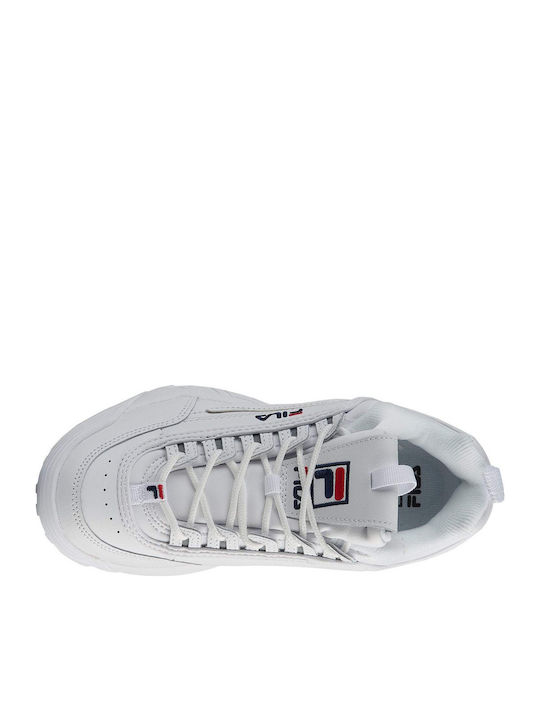 Disruptor II Premium Chunky Sneakers White