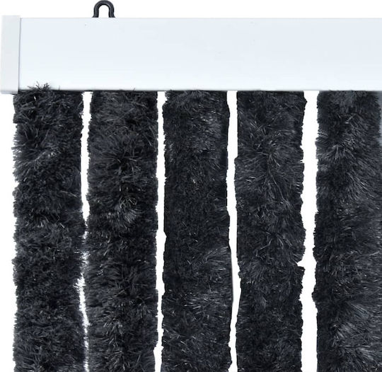 vidaXL Fabric Door Curtain Anthracite 100x220cm 284290
