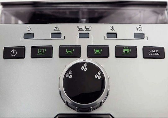 Gaggia Naviglio Deluxe Αυτόματη Μηχανή Espresso 1850W Πίεσης 15bar με Μύλο Άλεσης Ασημί HD8749/11
