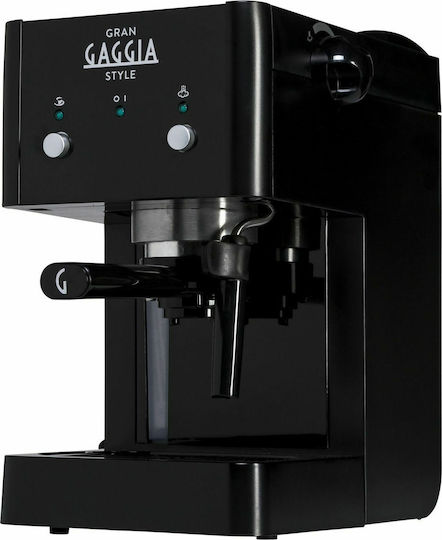 Gaggia Gran Style S Μηχανή Espresso 950W Πίεσης 15bar Μαύρη