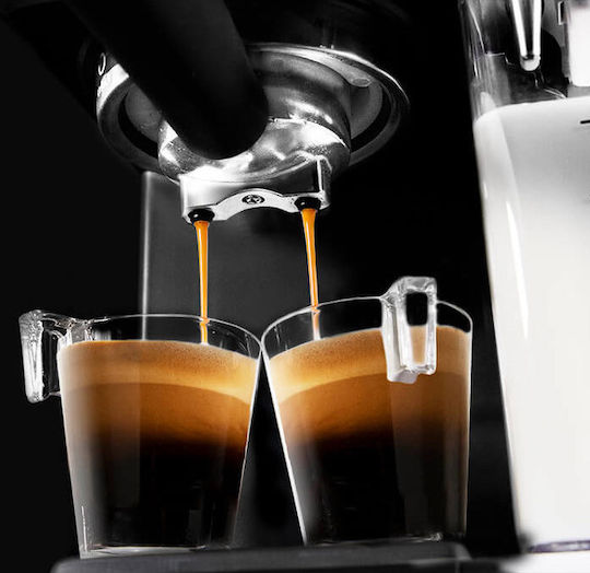 Cecotec Power Instant-ccino 20 Touch Espresso Coffee Machine 1350W Pressure 20bar for Cappuccino Black Series 01558