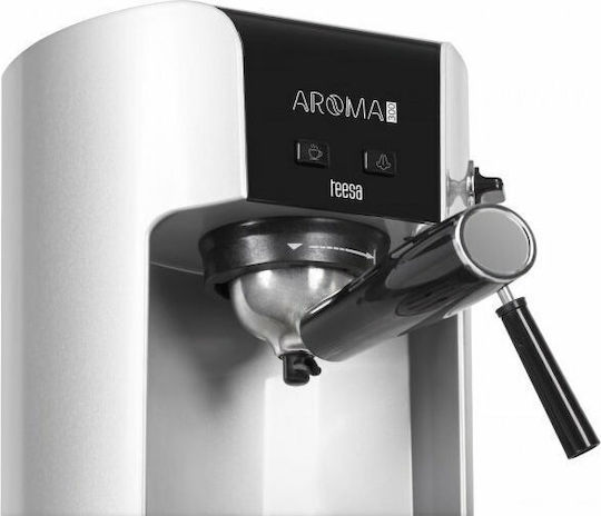 Teesa Mașină de Espresso 1400W Presiune 20bar Argintie TSA4002