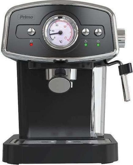 Primo PREM-40311 Eco Μηχανή Espresso 1050W Πίεσης 19bar Μαύρη 400311
