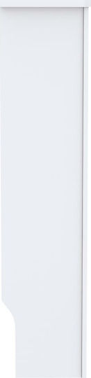vidaXL MDF Radiator Cover White 78x19x81.5cm