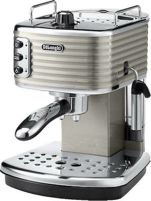 De'Longhi Scultura 0132103100 Μηχανή Espresso 1100W Πίεσης 15bar Μπεζ