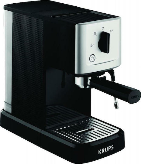 Krups Μηχανή Espresso 1460W Πίεσης 15bar Ασημί XP3440