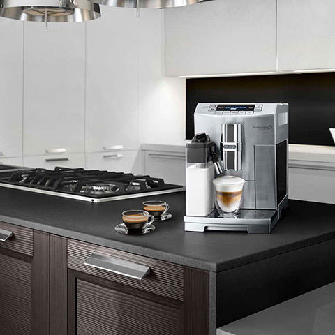 De'Longhi Autentica Automat Espressoare 1450W Presiune 15bar pentru Cappuccino cu Râșniță Argintie Etam 29.660.SB