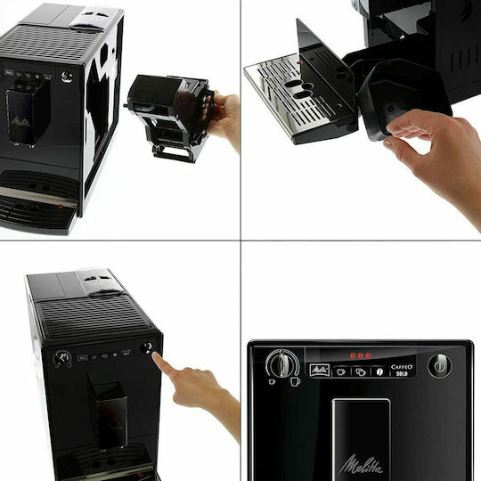Melitta Caffeo Solo E 950 Automat de Espresso 1400W Presiune 15bar Neagră