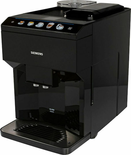 Siemens Eq.500 Automatic Espresso Coffee Machine 1500W Pressure 15bar for Cappuccino with Grinding Mill Black TP501R09