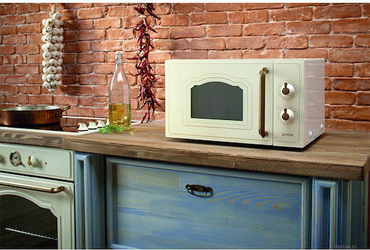 Gorenje MO4250CLI Φούρνος Μικροκυμάτων με Grill 20lt Μπεζ