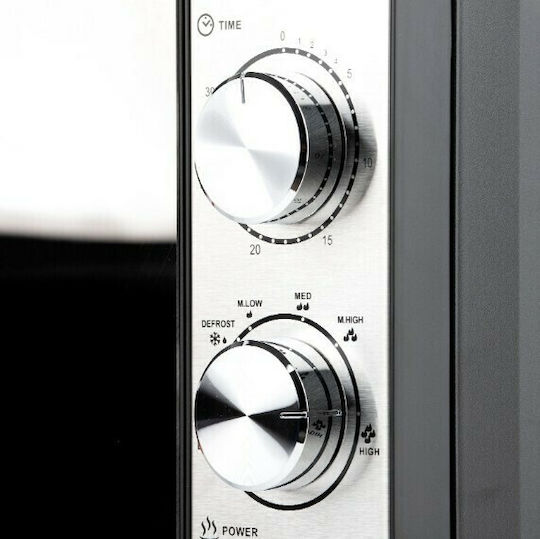 Finlux FMO-2073BSG Microwave Oven with Grill 20lt Inox