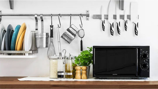 Cecotec All Black Grill Φούρνος Μικροκυμάτων με Grill 20lt Μαύρος