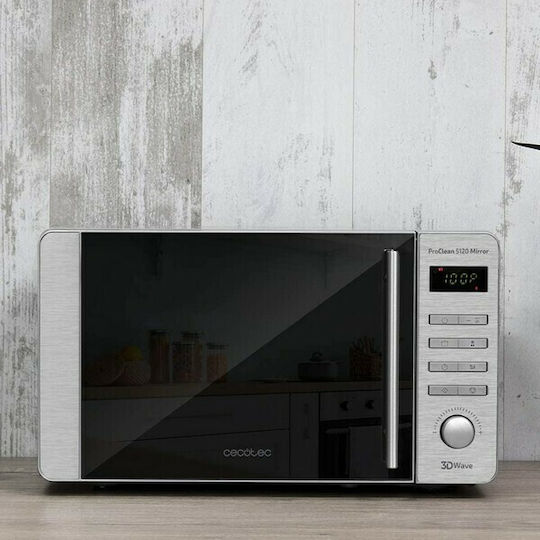 Cecotec ProClean 5120 Mirror Cuptor cu microunde cu Grill 20lt Inox
