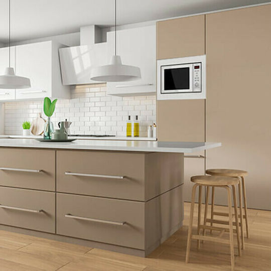 Cecotec Grandheat 2350 Εντοιχιζόμενος Φούρνος Μικροκυμάτων με Grill 23lt Λευκός