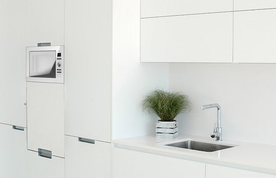 Cecotec Grandheat 2590 Εντοιχιζόμενος Φούρνος Μικροκυμάτων με Grill 25lt Λευκός