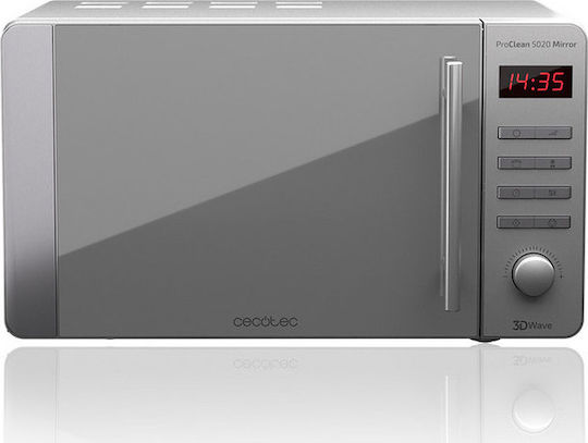 Cecotec Proclean 5020 Mirror Φούρνος Μικροκυμάτων 20lt Inox