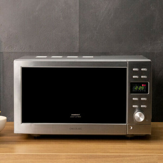 Cecotec Grandheat 2000 Microwave Oven with Grill 20lt Inox
