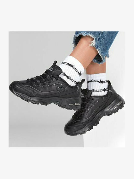 D'Lites Fresh Start Chunky Sneakers Black
