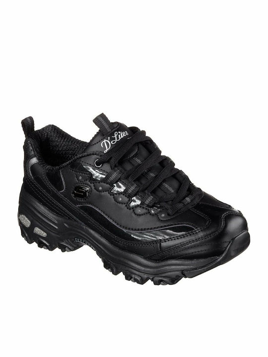 D'Lites Fresh Start Chunky Sneakers Black