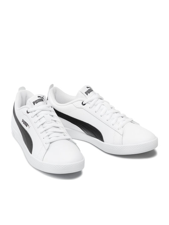 Smash V2 Leather Damen Sneakers Weiß