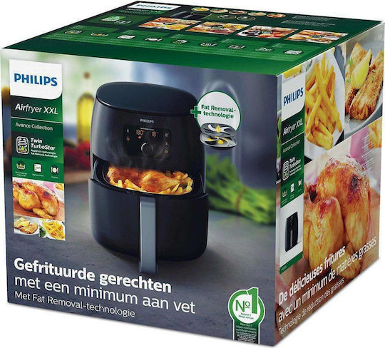 Philips Friteuză cu aer 7.3lt Negru HD9650/90