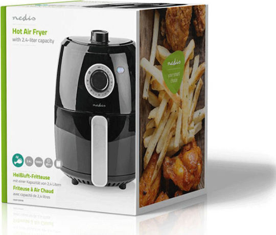 Nedis Air Fryer 2.4lt Μαύρο KAAF120FBK