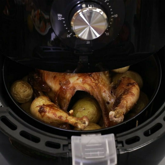 HomeVero Air Fryer 2.5lt Μαύρο HV-AF30
