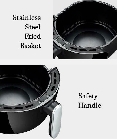 Sokany Air Fryer 4.8lt Μαύρο HB-8009